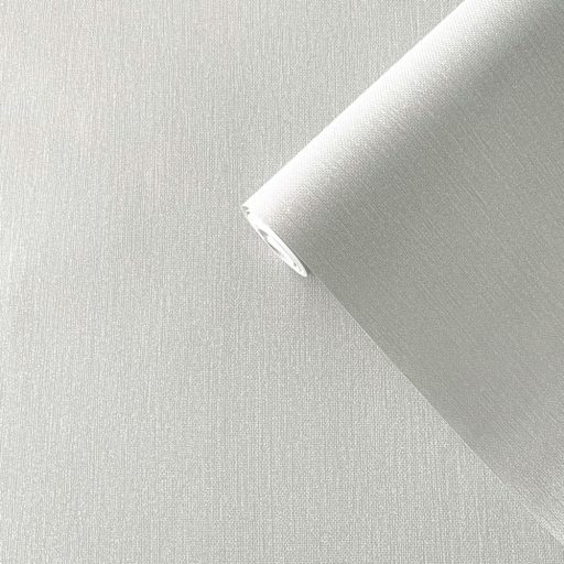 Finoman texturált valósághű lenvászon szövésű csillogó minta szürke/világosszürke és ezüst tónus tapéta