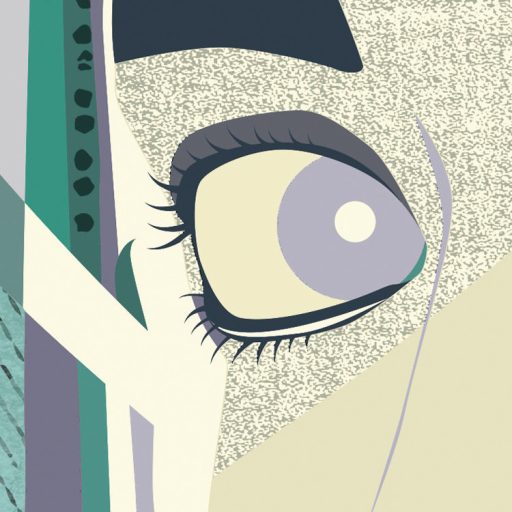 Szinyei Merse Pál után szabadon! Lila kalapos nő művészi portré fehér lila zöld és szürkéslila tónus falpanel