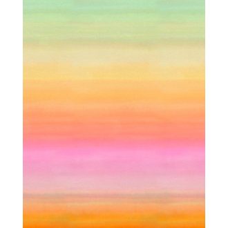   Kivételesen vidám hangulat a színek átható erejével színátmenetes panoráma sárga narancs rózsaszín és türkizzöld tónus falpanel