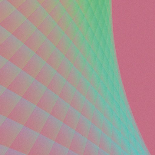 Lenyűgöző háromdimenziós absztrakt illúzió "falra teremtve" pink rózsaszín napsárga zöld kék és lila tónus falpanel