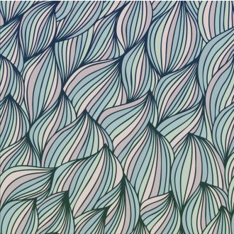   Kreatív háromdimenziós hullám design pasztell színekben rózsaszín kék zöld és bézs tónus falpanel