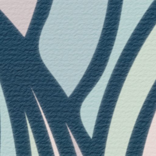 Kreatív háromdimenziós hullám design pasztell színekben rózsaszín kék zöld és bézs tónus falpanel