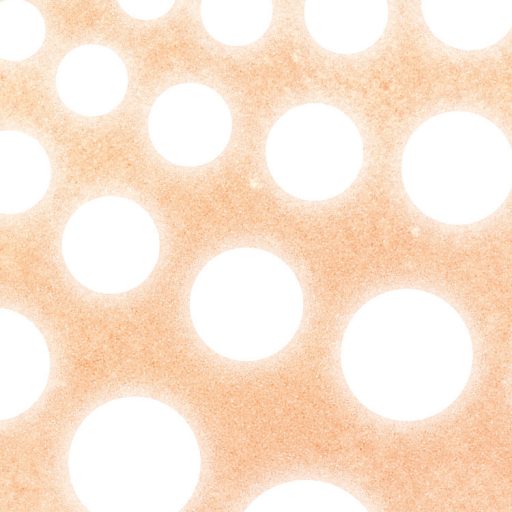 Fibonacci vagy logaritmikus spirál absztrakt minta fénylő pontokkal narancs napsárga rózsaszín pink és fehér tónus falpanel