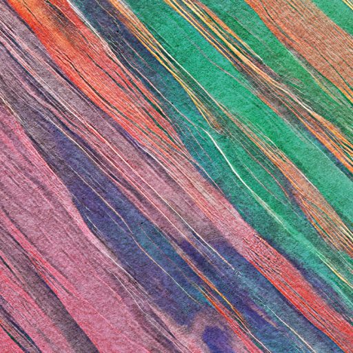 Színfolyamok örvénylő művészi mintája "különleges ecsetkezelés" lila türkizkék narancs vörös és kék tónus falpanel