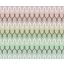 Geometrikus cikk-cakkokból álló modern stilizált minta rózsaszín bézs szürke zöld és barna tónus falpanel