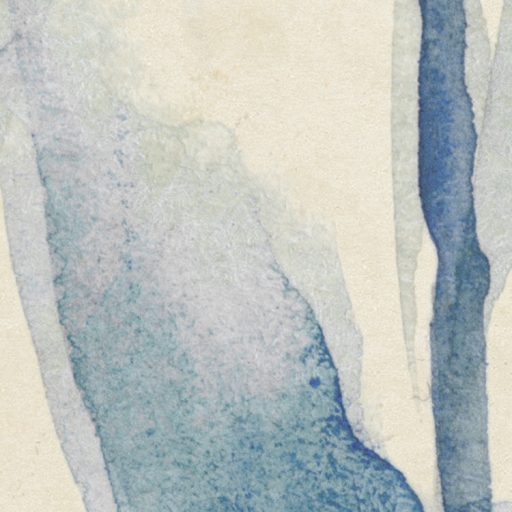 Akvarell stílusban festett mezei növények és virágok lágy vonalakkal bézs kék zöld és világosbarna tónus falpanel