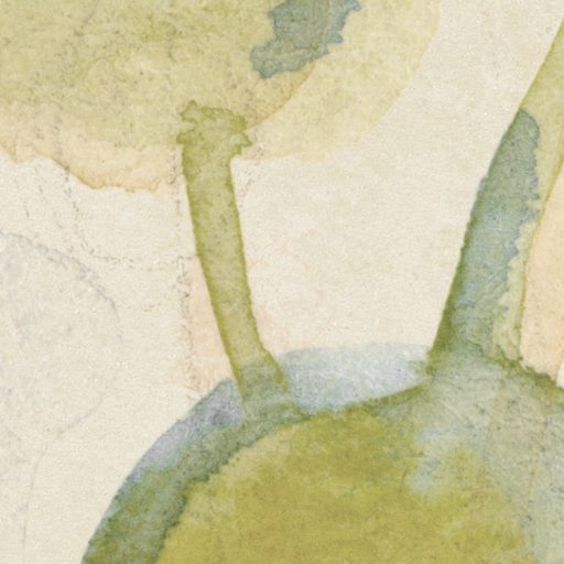 Akvarell stílusban festett mezei növények és virágok lágy vonalakkal bézs kék zöld és világosbarna tónus falpanel