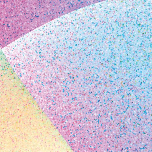 Folyékony organikus formák álomszerű absztrakt mintája fehér pink irizáló lila pasztell türkiz és halvány arany tónus falpanel