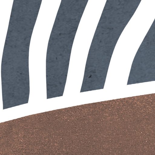 Természeti formák - hegyvonulat vagy hullámzó tenger - absztrakt minta mélykék szürkéskék terrakotta réz szürke és fehér tónus falpanel