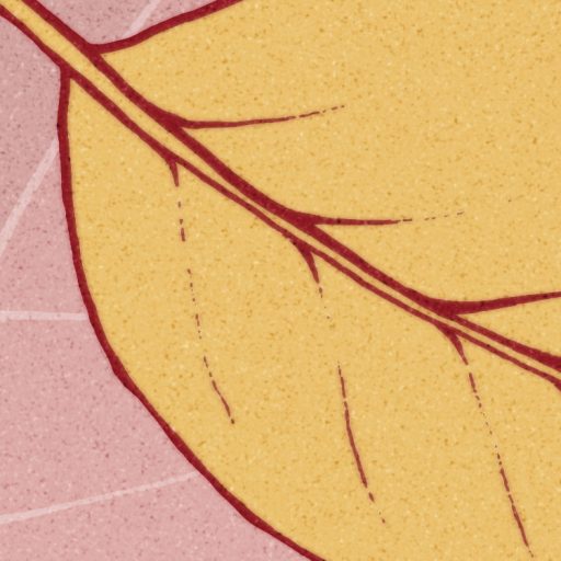 Légies romantikus hangulatú részletesen kidolgozott realisztikus levélmotívum rózsaszín puder korall és sokszínű tónus falpanel