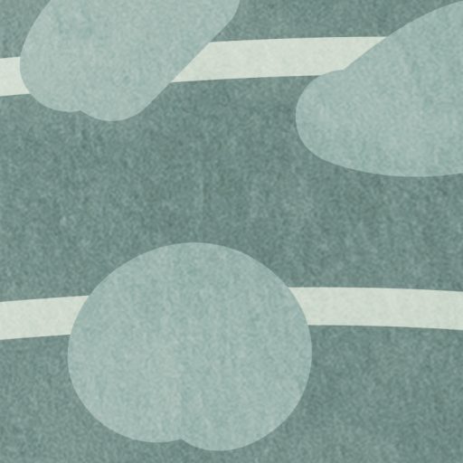 Lágy organikus formákból (amőba) építkező organikus absztrakt design bézs/homok zöld korall rózsaszín és türkiz tónus falpanel