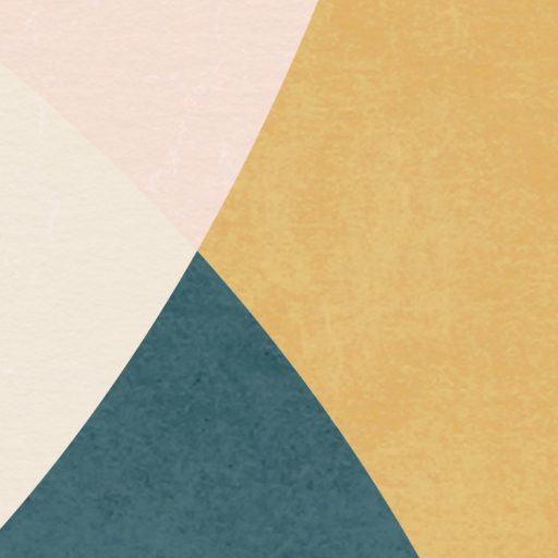 Organikus geometriai formák egymást átfedő absztrakt mintája krémfehér homok rózsaszín mályva okker és petrol tónus falpanel