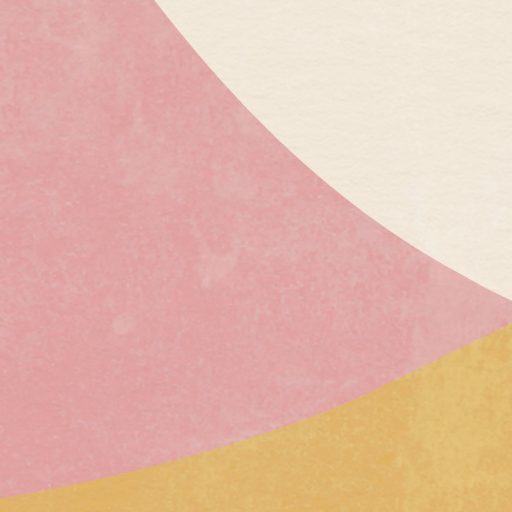 Organikus geometriai formák egymást átfedő absztrakt mintája krémfehér homok rózsaszín mályva okker és petrol tónus falpanel