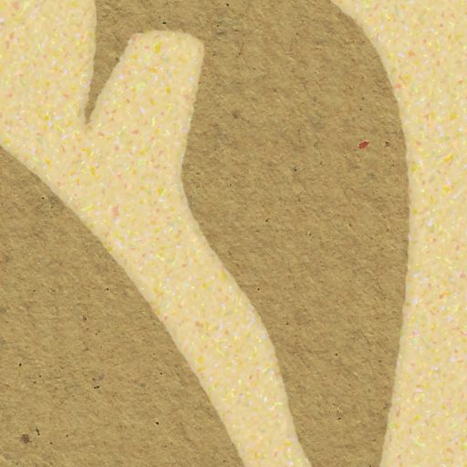 Modern és egzotikus óriás banánlevelek sziluettje naplementében meleg sárga bézs barna és rózsaszínes barna tónus falpanel