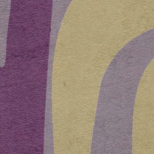 Retro a 70-es évek stílusát idéző absztrakt geometrikus mintázat szürke mélylila okker halvány türkiz zöld és bézs tónus falpanel