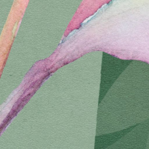 Kifinomult botanikai ihletésű minta egy trópusi kert kompozíciója erdőzöld menta korall/lazac fehér és levendula tónus falpanel