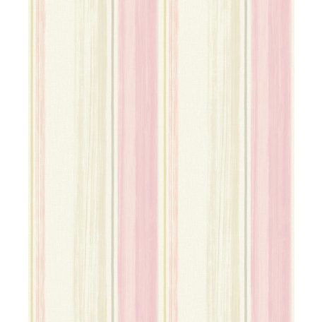 Grandeco Fiore FO4001 Anaranth  csíkos krém rózsaszín bézs  tapéta