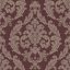 Klasszikus barokk díszítőminta textil háttéren burgundi és arany/aranybarna tónus finom fémes hatás tapéta