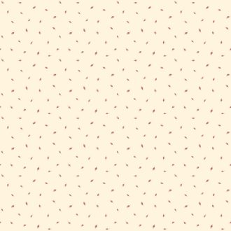   Apró levelek lágyan lebegő ritmusos mintája lágy krémszín és rózsás-bordó tónus tapéta