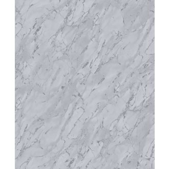   Márványba öntött drámai élmények! Valósághű ábrázolású design szürke és ezüst fémes hatás tapéta