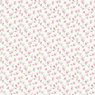   Magnóliavirágzás finom és elegáns megjelenítése fehér rózsaszín és zöld tónus tapéta