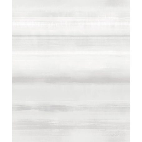 Árnyalt vízszintes csíkozású akvarell festésű minta - egy igazi skandináv fehér/fehérezüst krémszürke és szürkésbézs tónus finom fény tapéta
