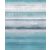 Árnyalt vízszintes csíkozású akvarell festésű minta - egy igazi skandináv fehér szürke kék zöld türkiz és bézs tónus finom fény tapéta