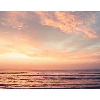   Sunset Beach - tengerparti naplemente vörös sárga szürke kék és aranybarna tónus falpanel