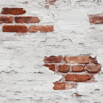   Otthoni loft birodalom bontási munkálatok nélkül törtfehér szürke és téglavörös tónus tapéta