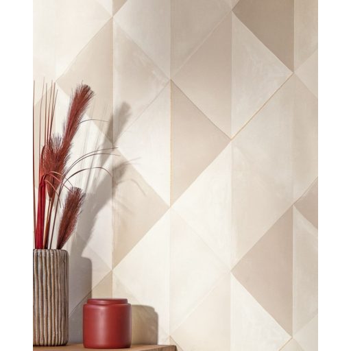 Caselio Green Life 101701021 PLENITUDE Geometrikus díszítőminta krém bézs barna arany tapéta