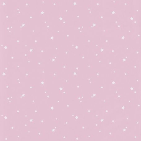 Caselio Girl Power 100804000  Gyerekszobai natur csillagok rózsaszín fehér tapéta