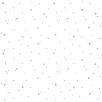 Girl Power 100809909  Gyerekszobai natur csillagok fehér ezüst csillogó hatás tapéta