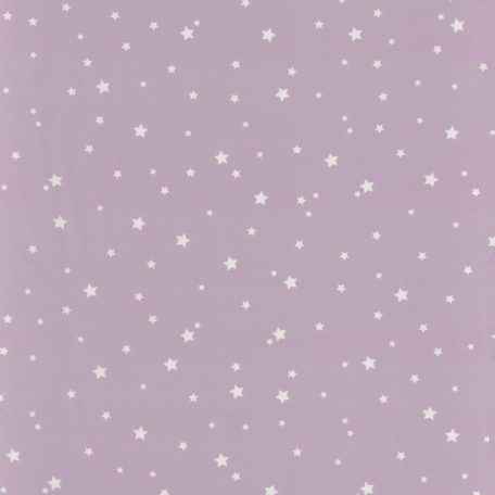 Caselio Girl Power 100945003 Gyerekszobai natur kis csillagok orgonalila krémfehér dekoranyag