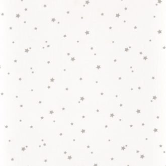   Caselio Girl Power 100959017 Gyerekszobai natur kis csillagok krémfehér ezüst függöny