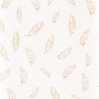   Caselio Girl Power 100962215 Gyerekszobai natur tollak krémfehér arany függöny