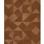 Grandeco Gravity GT3005 Geometrikus 3D váltakozó strukturájú síkidomok barna bronz tapéta