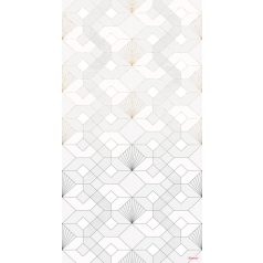   Komar Heritage Edition 1, HX3-008 Coquilles Blanches "Fehér Kagyló" geomerikus minta digitális nyomat