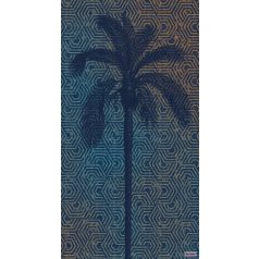   Komar Heritage Edition 1, HX3-012 Silhoutte geometrikus alapon pálmafa sziluettje digitális nyomat