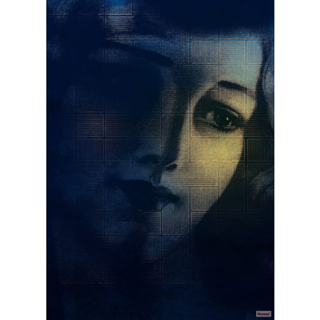 Komar Heritage Edition 1, HX4-026 Lumiere stilizált felnagyított női arckép digitális nyomat