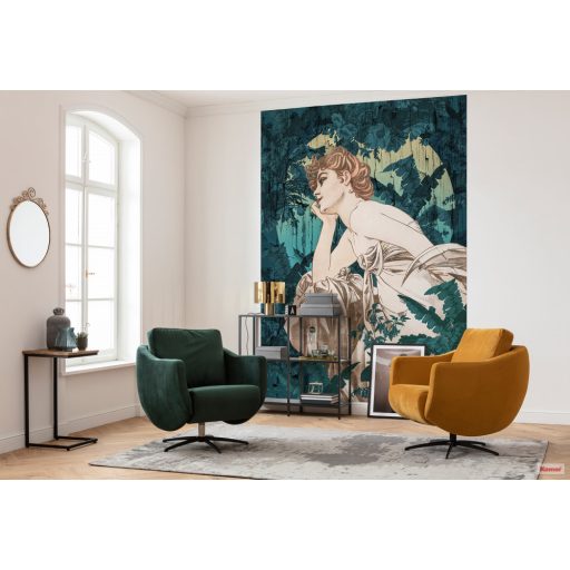 Komar Heritage Edition 1, HX4-027 Songes Vert Klasszikus Nőalak organikus háttérrel digitális nyomat