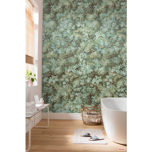 Komar Heritage Edition 1, HX6-003 Botanique Vert sűrű levélmintázat digitális nyomat