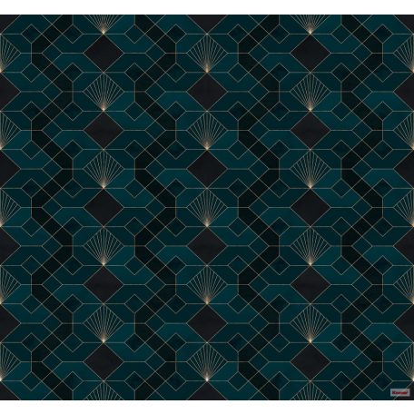 Komar Heritage Edition 1, HX6-011 Coquilles Mer stilizált kagyló geometrikus minta digitális nyomat