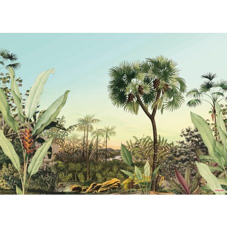 Komar Heritage Edition 1, HX7-050 Oasis Idilli trópusi tájkép digitális nyomat