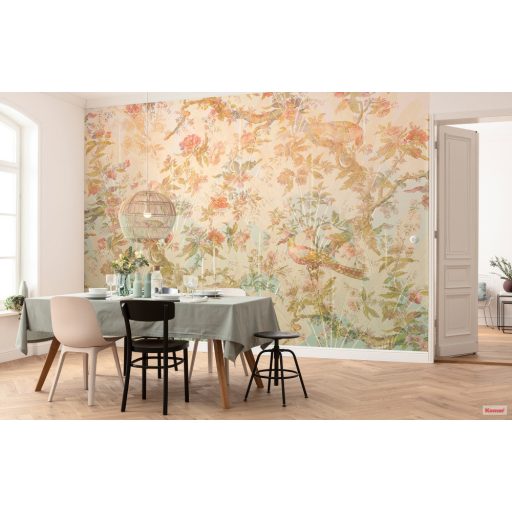 Komar Heritage Edition 1, HX7-060 Oiseau de Paradis Paradicsommadár fás virágos élőhelyén digitális nyomat