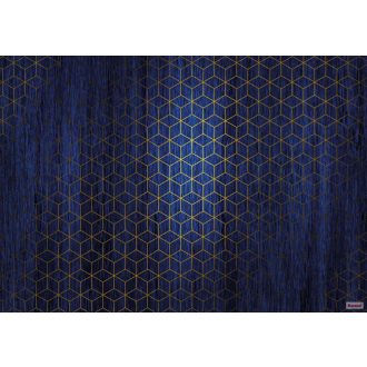   Komar Heritage Edition 1, HX8-048  Mystique Bleu Geometrikus 3D fantasztikus színátmenettel digitális nyomat