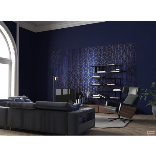Komar Heritage Edition 1, HX8-048  Mystique Bleu Geometrikus 3D fantasztikus színátmenettel digitális nyomat
