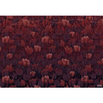   Komar Heritage Edition 1, HX8-051 Tulipe "tulipán erdő" modern megjelenítésben digitális nyomat