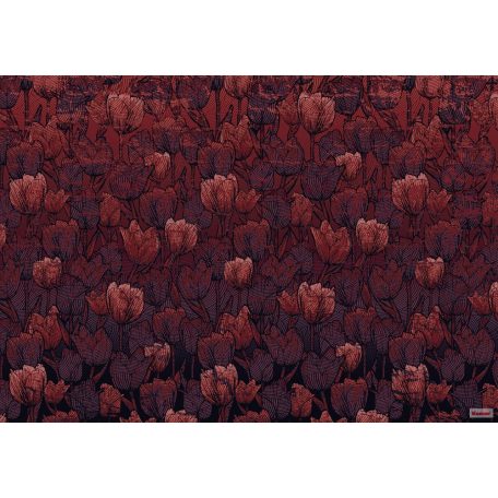 Komar Heritage Edition 1, HX8-051 Tulipe "tulipán erdő" modern megjelenítésben digitális nyomat