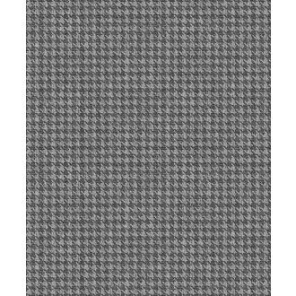   Bonyolult textilmotívum - köznyelvben csirkelábnyom minta lávaszürke fekete és ezüstszürke tónus fimom mintafény tapéta