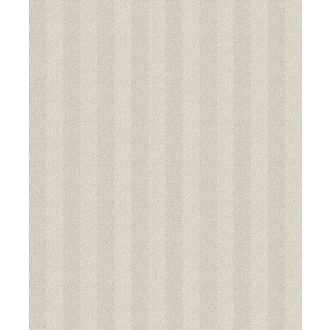   Csíkos durva szövetre emlékeztető apró cikk-cakk minta bézs szürkésbézs és homokszín tónus fémes részletek tapéta